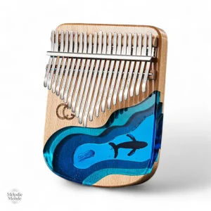 Kalimba époxy baleine, instrument de musique unique