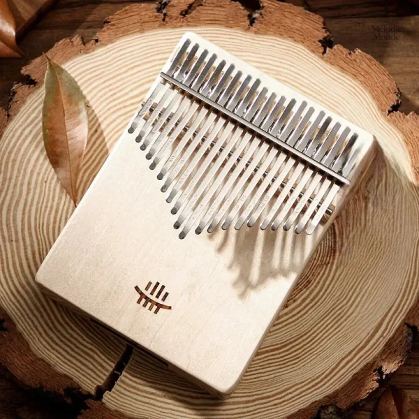 Kalimba en bois, 21 lames de son pur