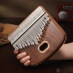 Kalimba en bois, design élégant et sonore