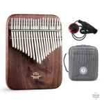 Kalimba en bois de noyer, sonorité riche
