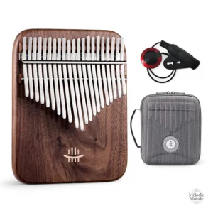 Kalimba en bois de noyer, sonorité riche
