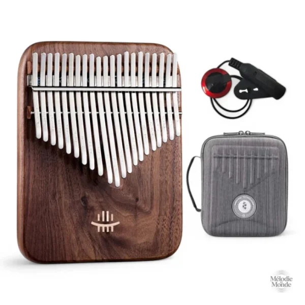 Kalimba en bois de noyer, sonorité riche