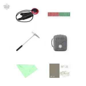 Kalimba 17 notes, design élégant en noyer