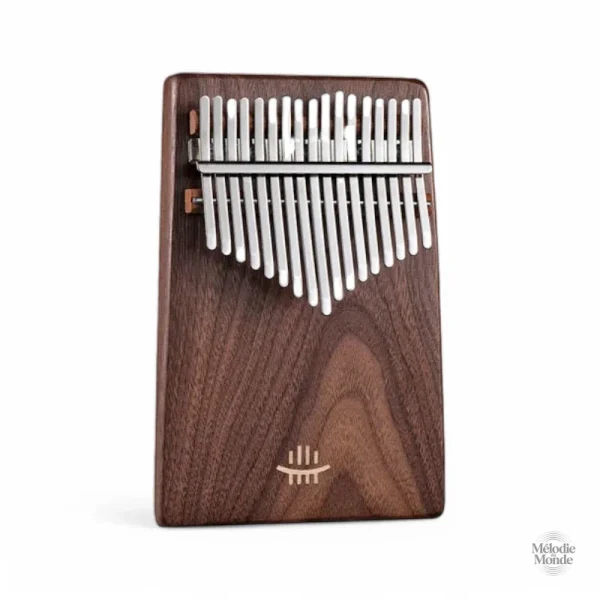 Kalimba artisanal en noyer, facile à jouer