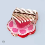 Kalimba transparent avec design unique et esthétique