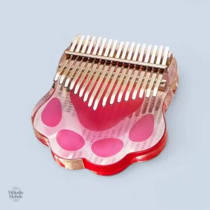 Kalimba transparent avec design unique et esthétique