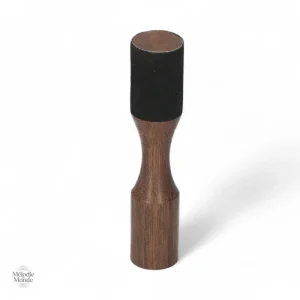Accessoire pour bols tibétains, maillet en bois naturel