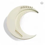 Mini Harpe Lune, design élégant et compact pour les musiciens