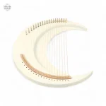 Mini Harpe Lune, parfait pour les débutants et les passionnés