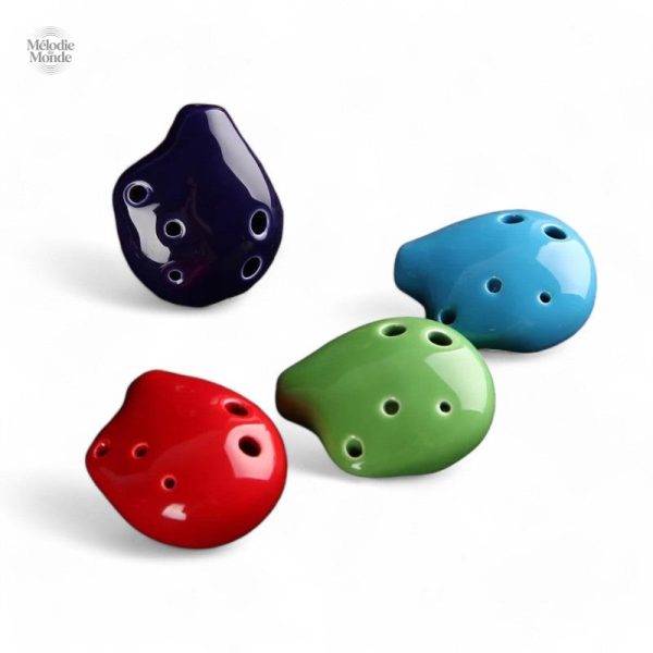 Ocarina 6 trous, design adapté aux enfants, facile à jouer