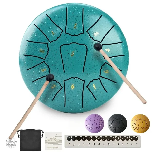 Instrument de percussion compact 6 pouces