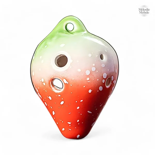 Instrument de musique céramique fraise