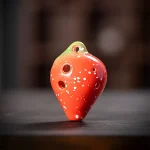 Ocarina de musique en forme de fraise