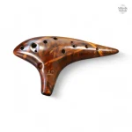 Ocarina en céramique polie, instrument de musique