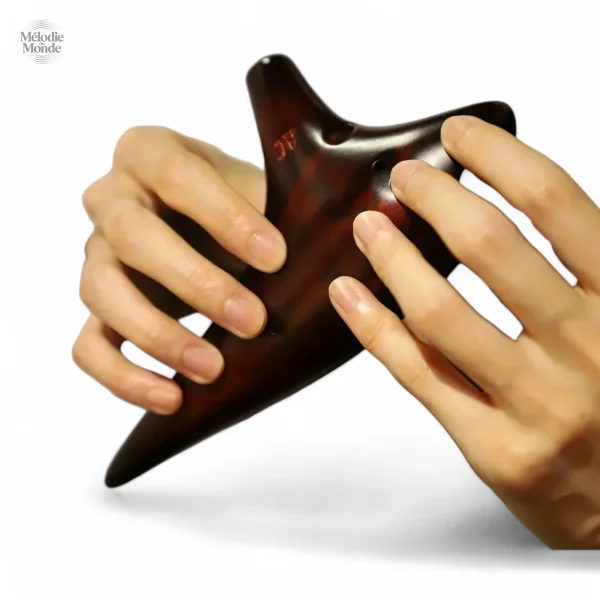 Ocarina décoratif en céramique, parfait pour les collectionneurs