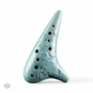 Ocarina luxe motif, instrument de musique traditionnel