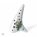 Ocarina artisanal en céramique colorée