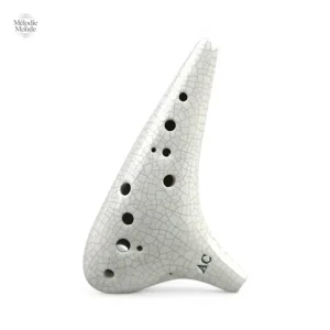 Ocarina traditionnel en céramique peinte à la main