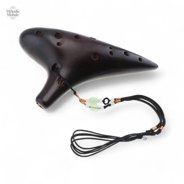 Ocarina 12 trous, céramique, pour mélodies enchanteuses