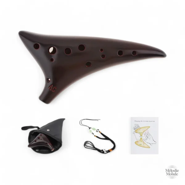 Ocarina céramique 12 trous, parfait pour les fans de Zelda