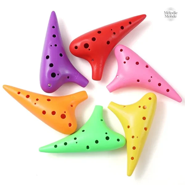 Ocarina en forme de Zelda, design unique et coloré