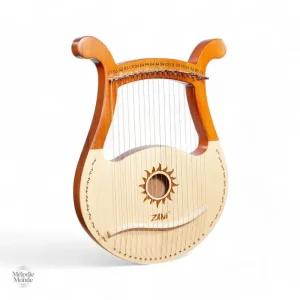 Petite harpe 19 cordes, instrument de musique classique