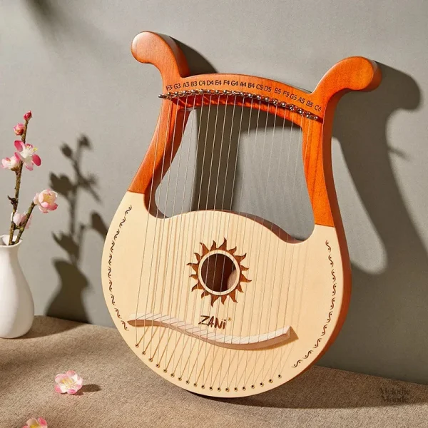 Harpe compacte, parfaite pour des mélodies douces et apaisantes