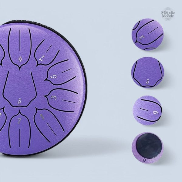 Tongue drum avec sons apaisants pour débutants