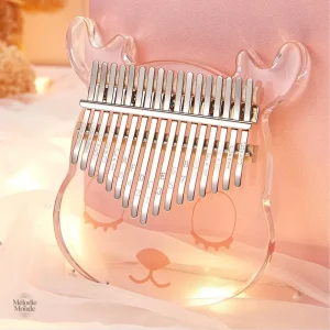 Kalimba compact avec motifs de cerf